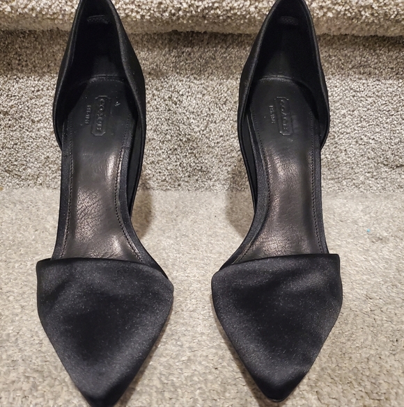 COACH HOLLIS SATIN HEELS 9.5 - Picture 10 of 10